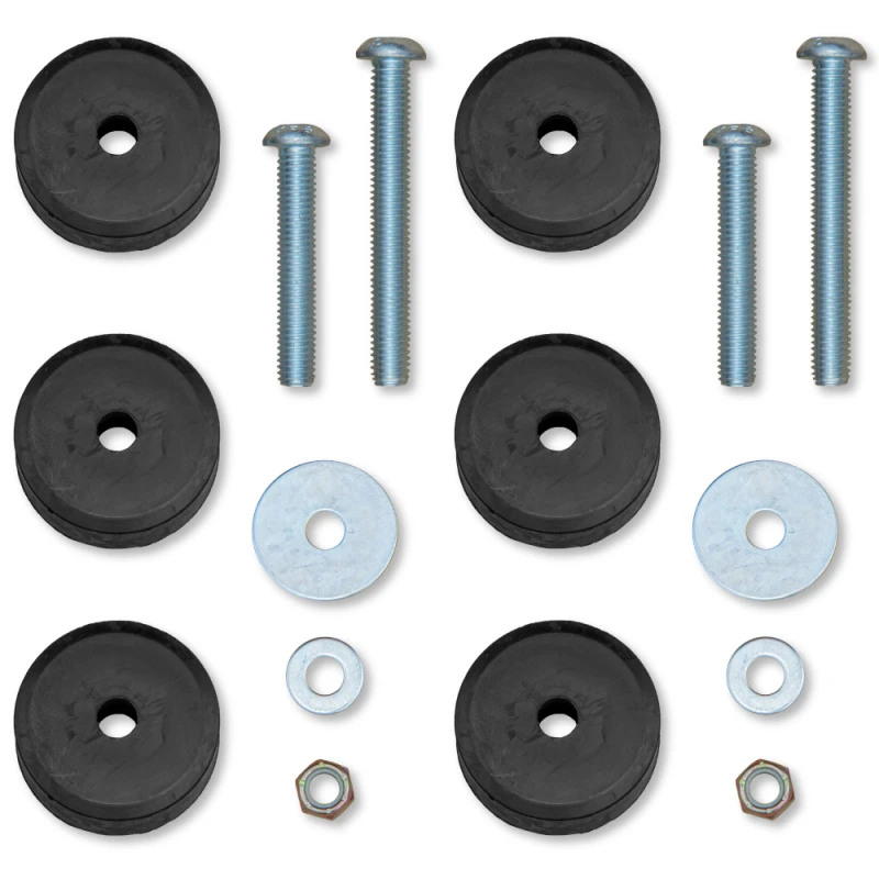 Rock Krawler Stackable Front & Rear Bump Stop Kit für 2007–2018 Jeep Wrangler JK/JKU