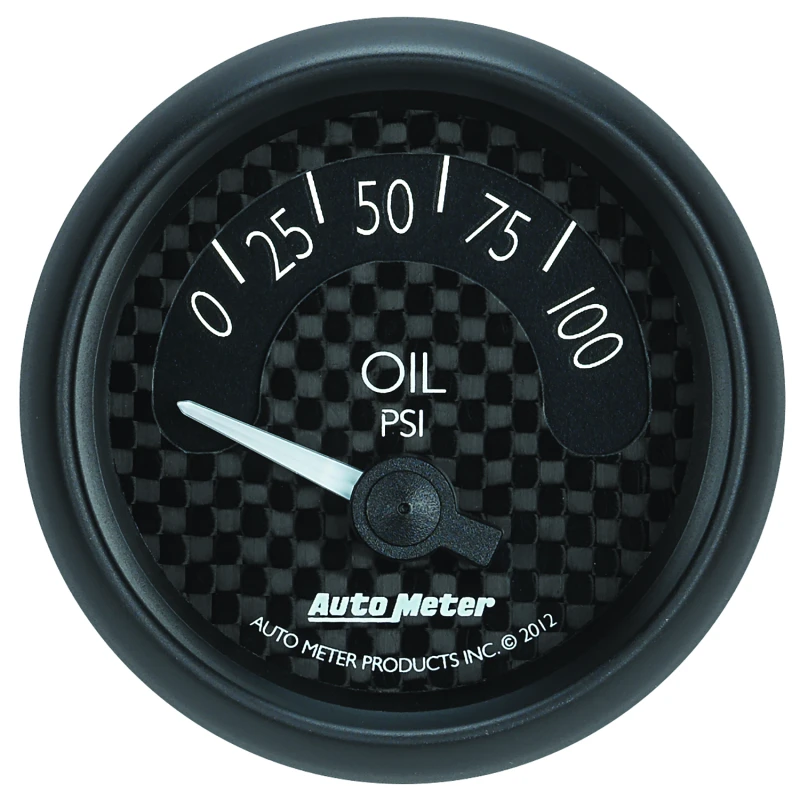 Autometer GT Series 52mm Short Sweep Electronic 0-100 psi Oil Pressure