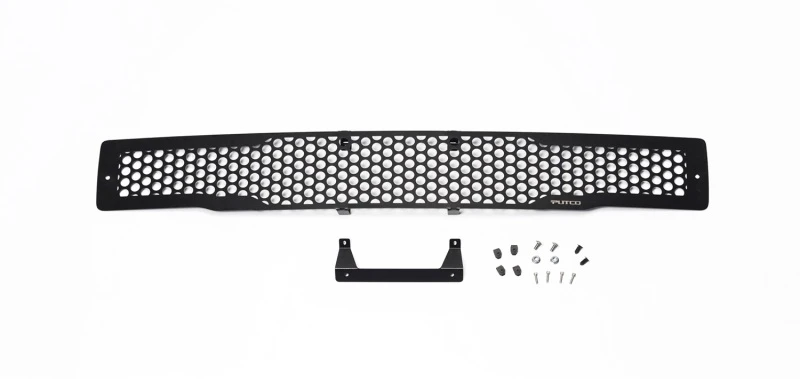 Putco 15-17 Ford F-150 - Edelstahl-Schwarz-Loch-Design-Stoßstangen-Grill-Einsätze