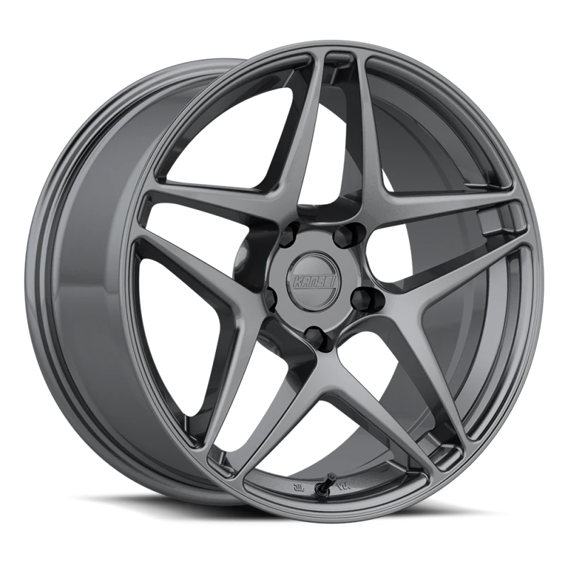 Kansei K15G Astro 18x9in 5x100 BP 22mm Offset 73.1mm Bore Gunmetal Felge