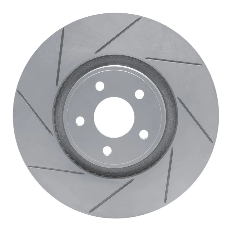 DFC 14-19 Ford Focus Front Left Drilled & Slotted Geoperformance Rotor