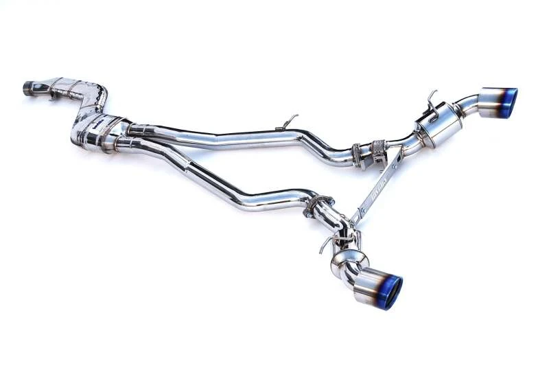 Invidia Dual N1 w/ Valve Rolled Titanium Tip Cat-Back Auspuff für 2019+ Toyota Supra