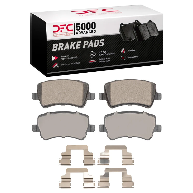 DFC 07-18 Volvo XC60/S60/S80/V60 Rear 5000 Advanced Ceramic Brake Pads and Hardware Kit