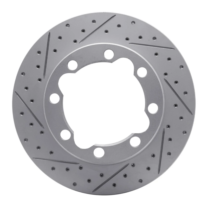 DFC 88-00 Chevrolet Suburban 1500 Front Left Drilled & Slotted Geoperformance Rotor