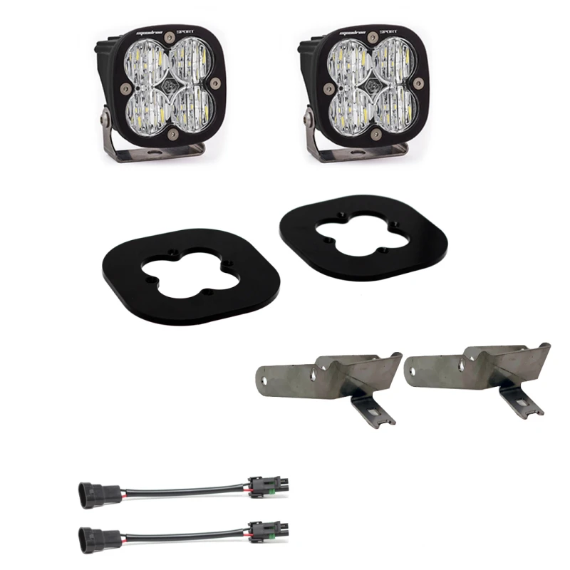 Baja Designs Squadron Sport Fog Pocket Light Kit for Ford Super Duty 2011-2016