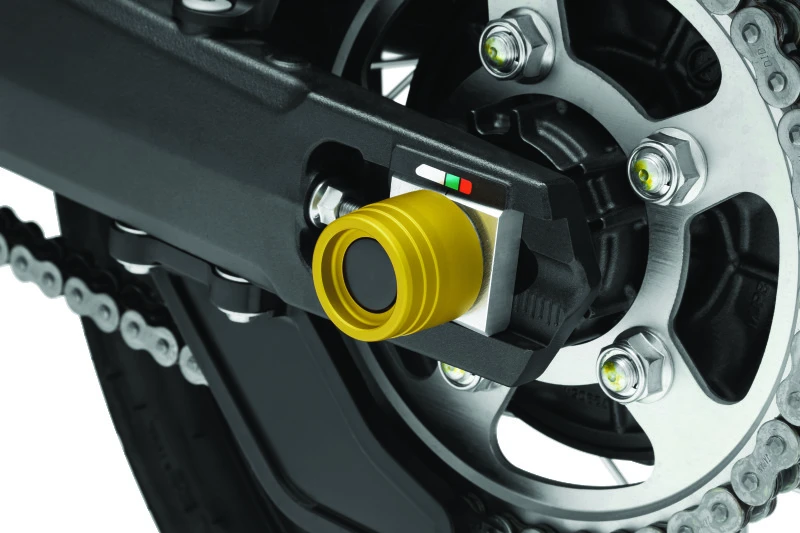 Kuryakyn Hintere Achs-Schieber für CRF1000L Adventure Gold