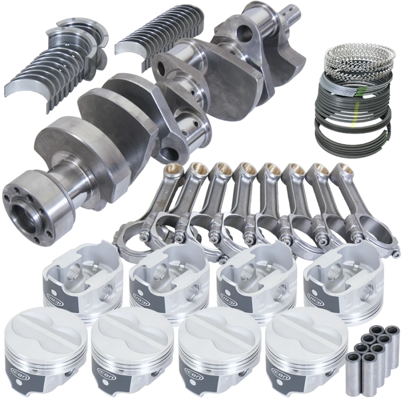 Eagle Chevy 350 Rotierende Baugruppe mit 3,750 Zoll Kurbelwelle und 5,700 Zoll I-Träger Pleuel