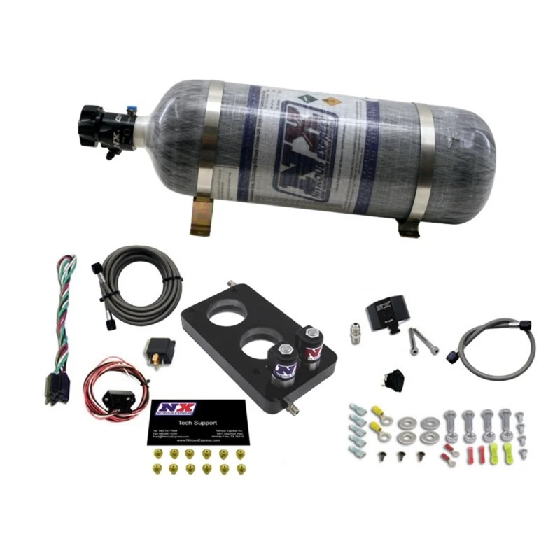 nitrous-express_20947-12-6794313c75ff3 Nitrous Express 05-10 Ford Mustang 4,6L 3-Ventil-Nitrous-Platten-Kit (50-150PS) mit 12lb-Flasche