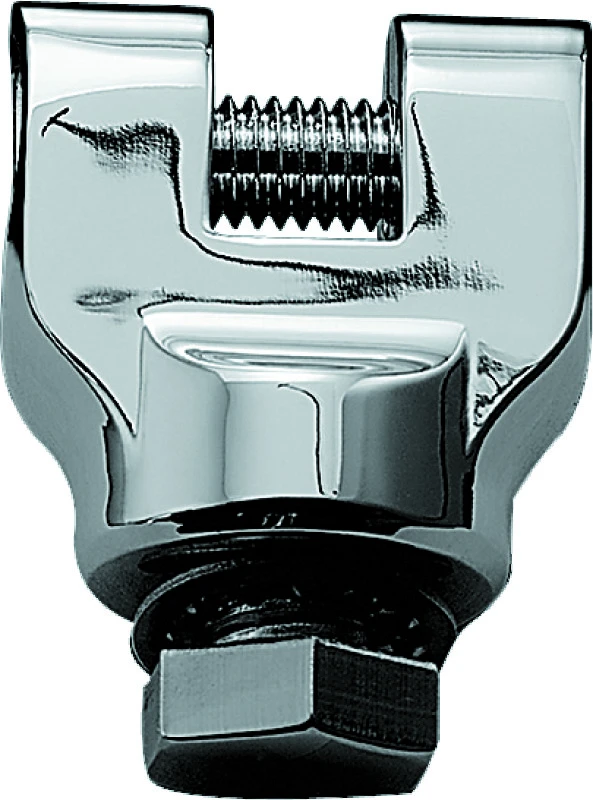 Kuryakyn Short Magnum Fußrastenhalter mit 1/2in-13 Befestigungsschrauben Chrom (Paar)