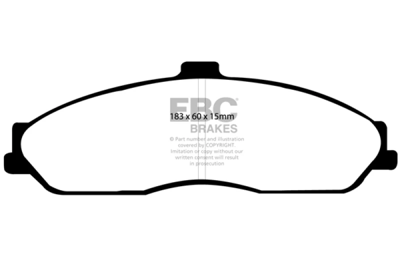 ebc_DP51162NDX-6793208e82937 EBC 03-04 Cadillac XLR 4.6 Yellowstuff Front Brake Pads