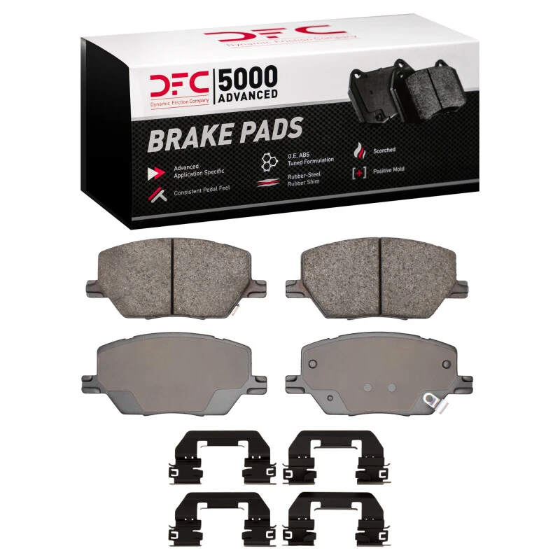 DFC 15-21 Fiat 500X Front 5000 Advanced Ceramic Brake Pads and Hardware Kit