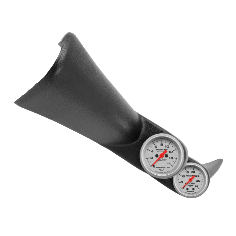autometer_7084-6792e956a8fae Autometer 00-06 Chevy Duramax/Silverado Schwarzes Doppel-Pillar Ultra-Lite Anzeigegerät-Kit