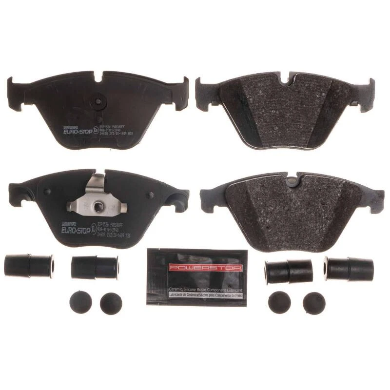Power Stop 12-16 BMW ActiveHybrid 5 Euro-Stop ECE-R90 Front Brake Pads