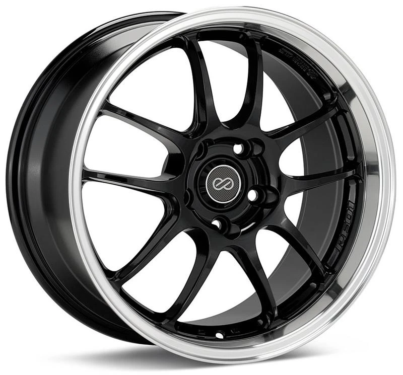 Enkei PF01 17x9 5x114.3 35mm Offset 75mm Hub Bore - Black Mach