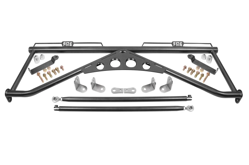 BMR 15-20 Ford Mustang Harness Bar - Schwarz Hammertone