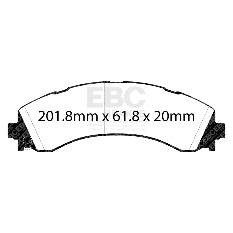 EBC 2019+ Ram 3500 6.4L Extra Duty Rear Brake Pads