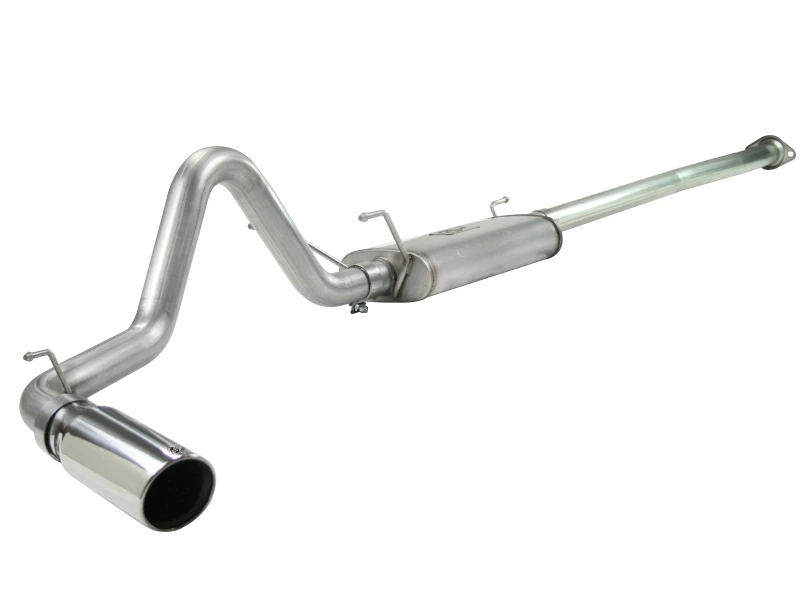 aFe MACH Force XP 2,5-Zoll-Cat-Back-Edelstahl-Auspuffsystem mit polierter Spitze Toyota Tacoma 13-14 4,0L