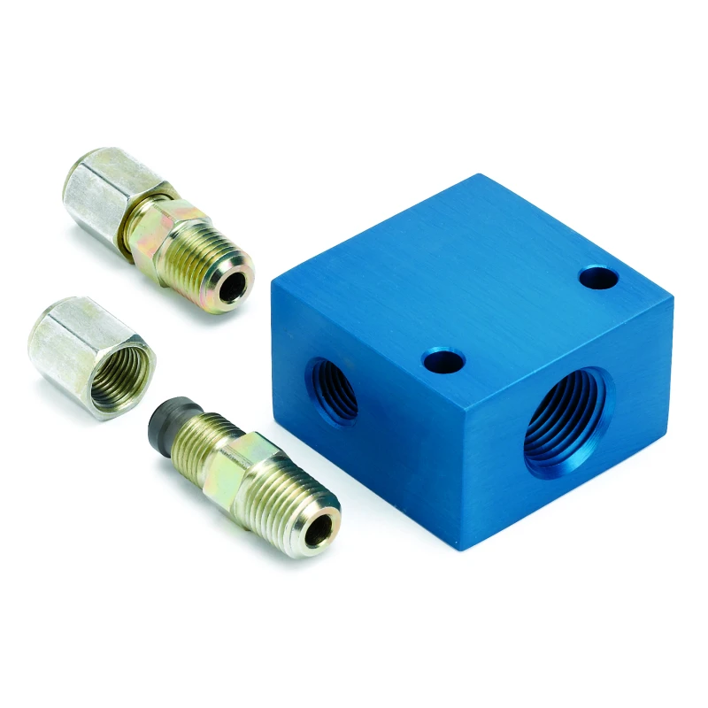 Autometer Transmission Line Adapter Fitting for 5/16in O.D. Tubing 1/2in NPTF