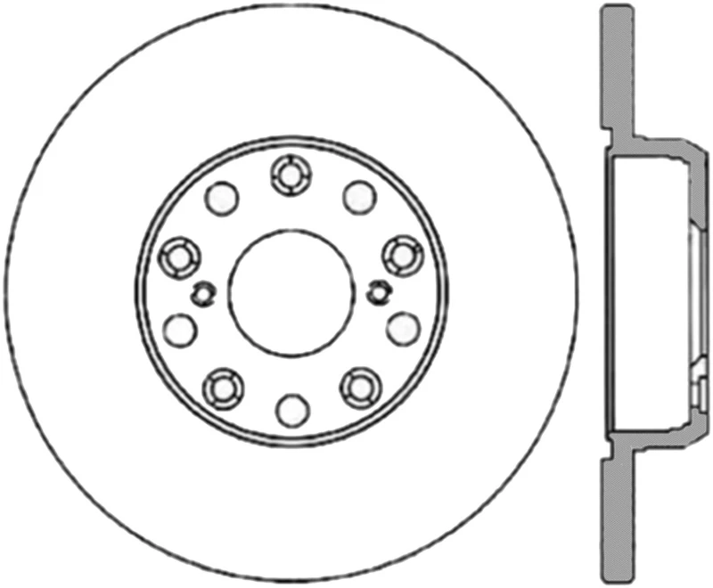 stoptech_126.44090CSL-679502435b366 StopTech Power Slot 01-05 Lexus IS300 Rear Right Slotted Cryo Rotor