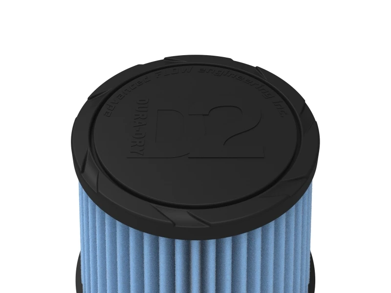 aFe POWER Universal Clamp-On Air Filter w/ D2 Dura-Dry Media - 3-3/4in F x 6in B x 4-3/4in T x 5in H