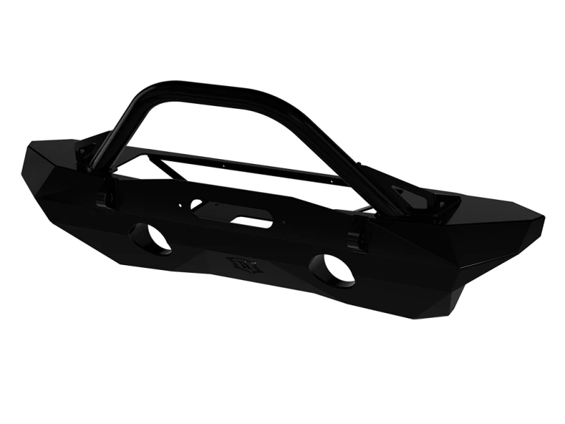 ICON 07-18 Jeep Wrangler JK Pro Series Mittelbreite Fronteingebauter Winch-Stoßfänger mit Querträger und Laschen