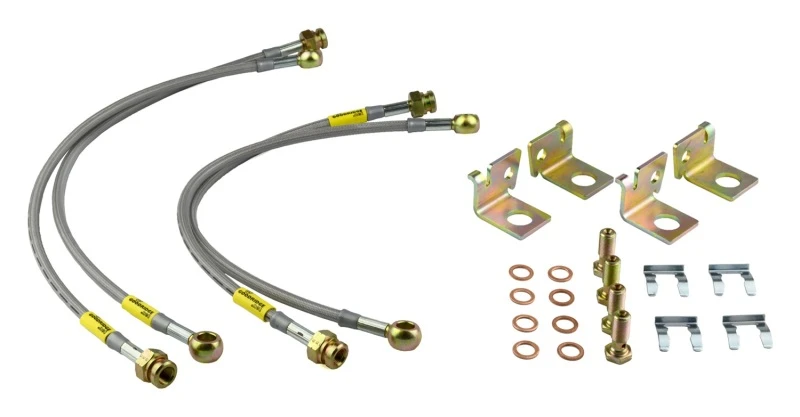 Goodridge 06-13 Chevrolet Corvette Z06/ZR1/Grand Sport Edelstahl-Bremsleitungen-Kit