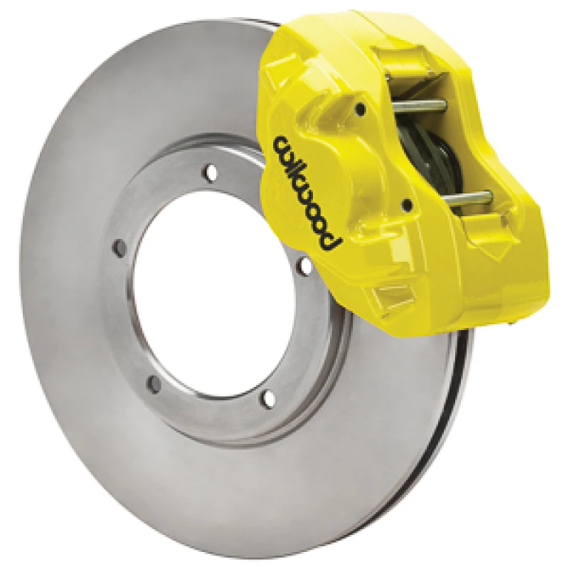 Wilwood 84-89 Porsche 911 D45 11,10 Zoll Bremse Kit vorne mit Flex-Leitungen - Gelb