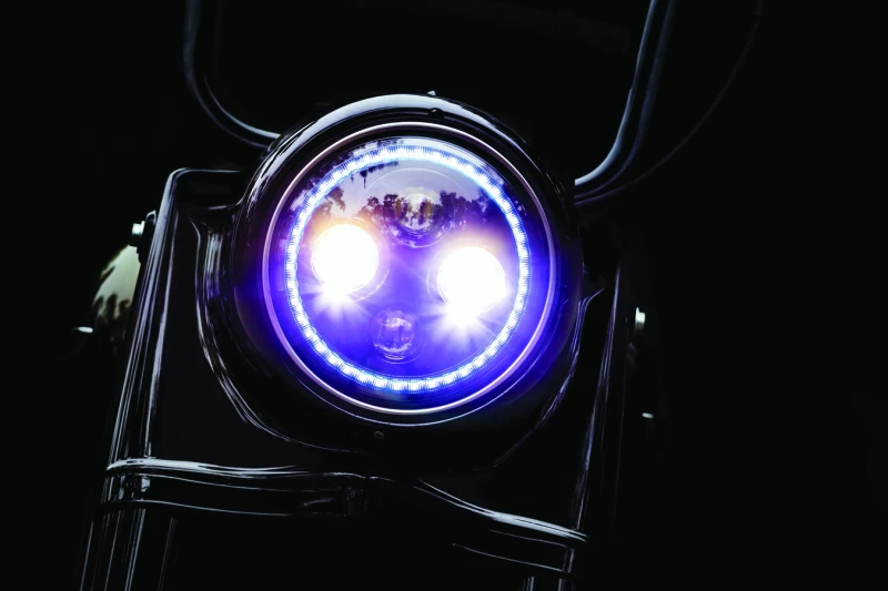 Kuryakyn Orbit Prism 7inch LED Headlight V2
