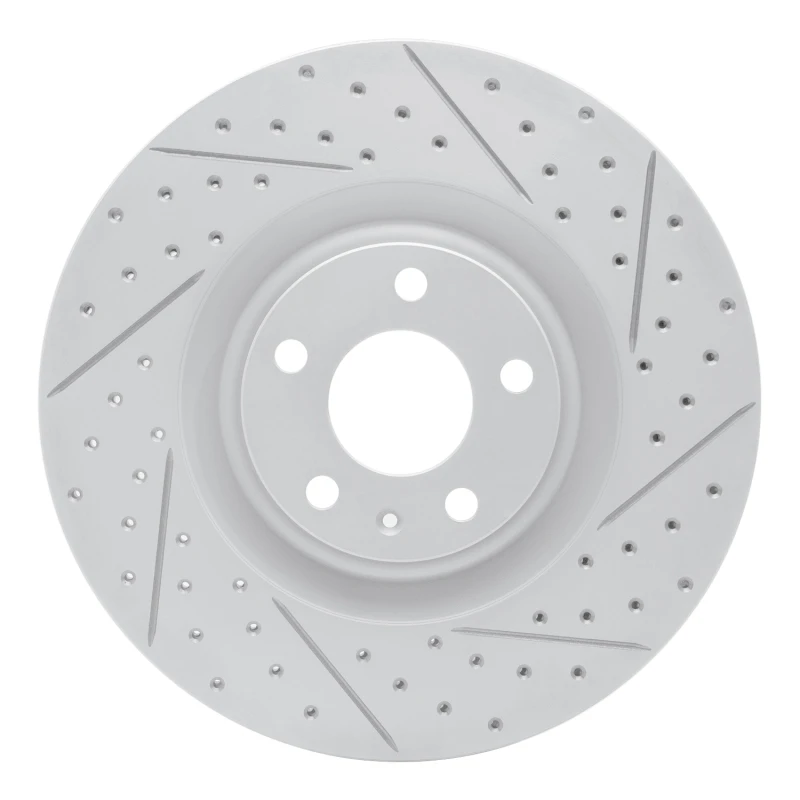 DFC 04-09 Audi S4 Front Right Drilled & Slotted Geoperformance Rotor