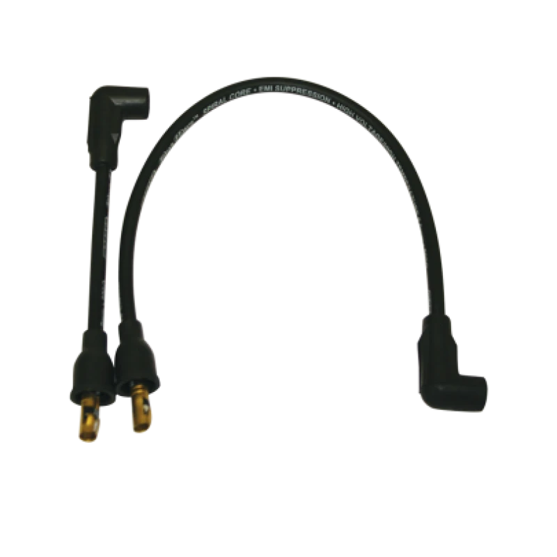Moroso Spiral Core Wire Set for 80-84 H-D FL / 84-99 H-D FXST/FLST / 91-98 H-D FXD - Black