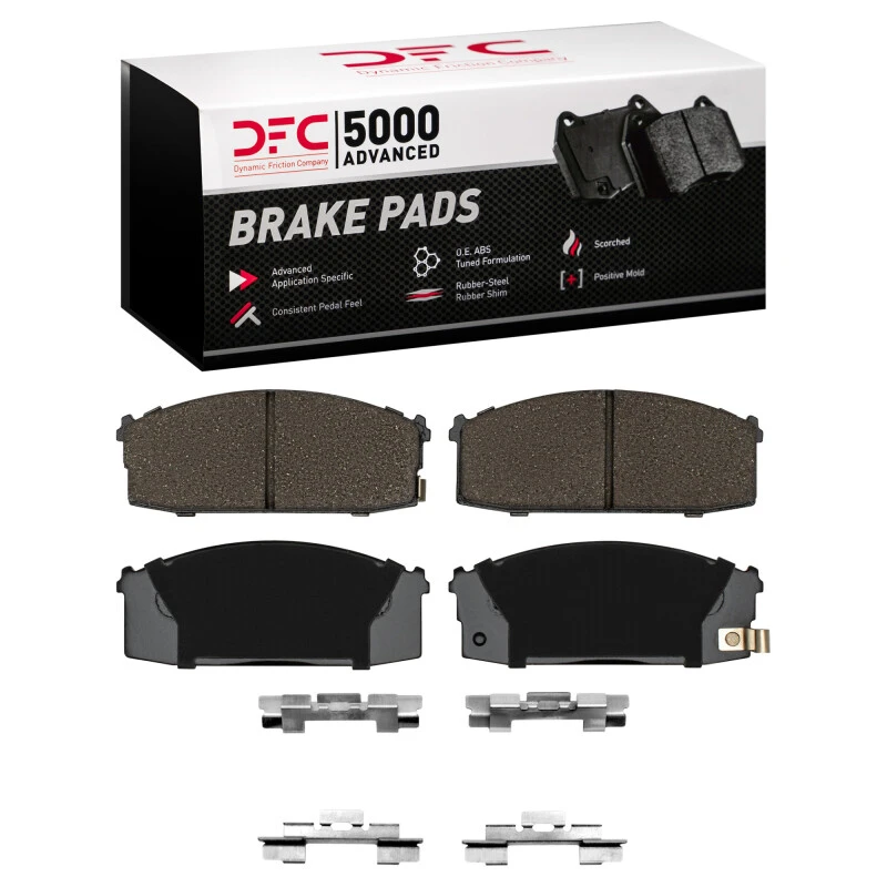 DFC 82-85 Nissan Sentra Front 5000 Advanced Semi Metallic Brake Pads and Hardware Kit