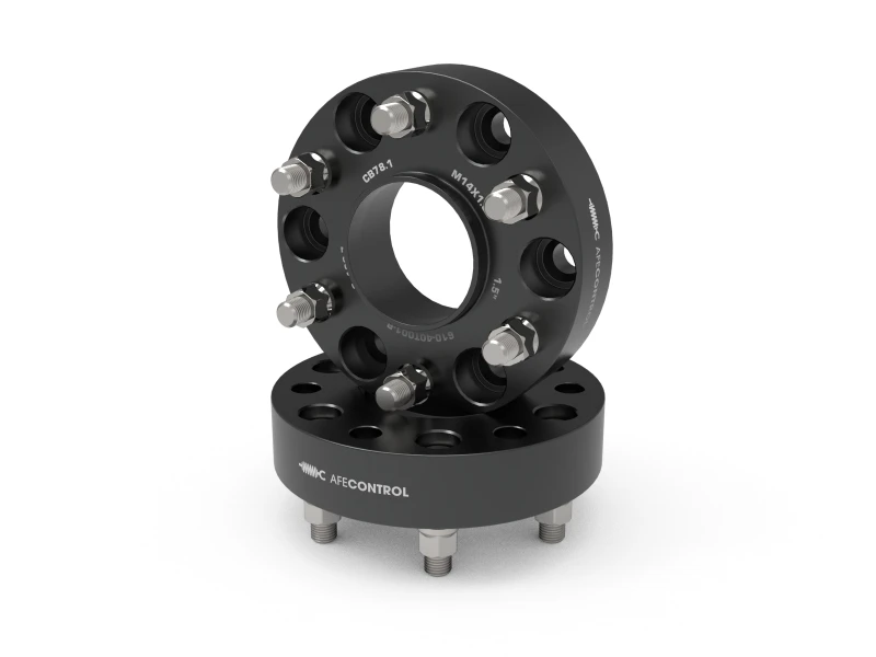 aFe CONTROL Wheel Spacers Chevrolet 1500 19-25 6x5.5mm CB 78.1mm 1-1/2 IN Thickness