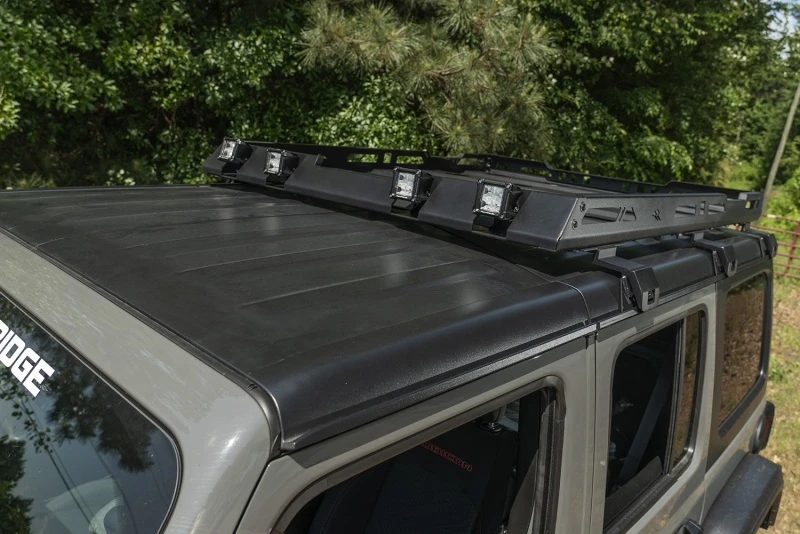 Rugged Ridge Dachträger mit Korb für Jeep Wrangler JL 4-Türer Hartdächer 18-20