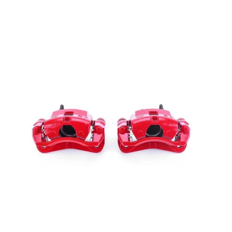 powerstop_S2918-67944ad51362e Power Stop 03-05 Kia Rio Front Red Calipers w/Brackets - Pair