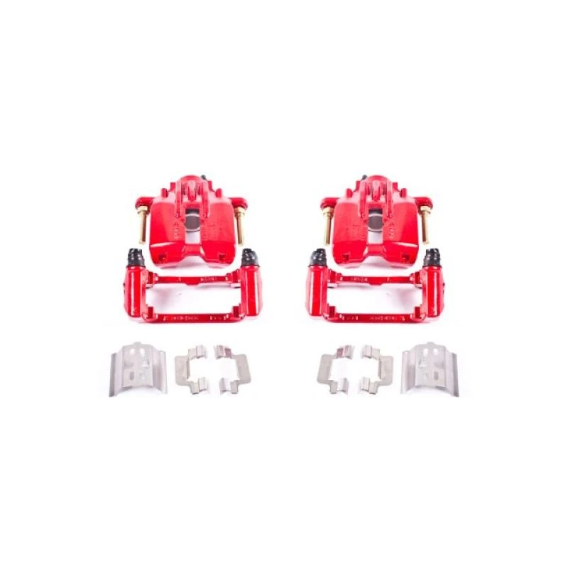 Power Stop 04-05 Cadillac XLR Rear Red Calipers w/Brackets - Pair