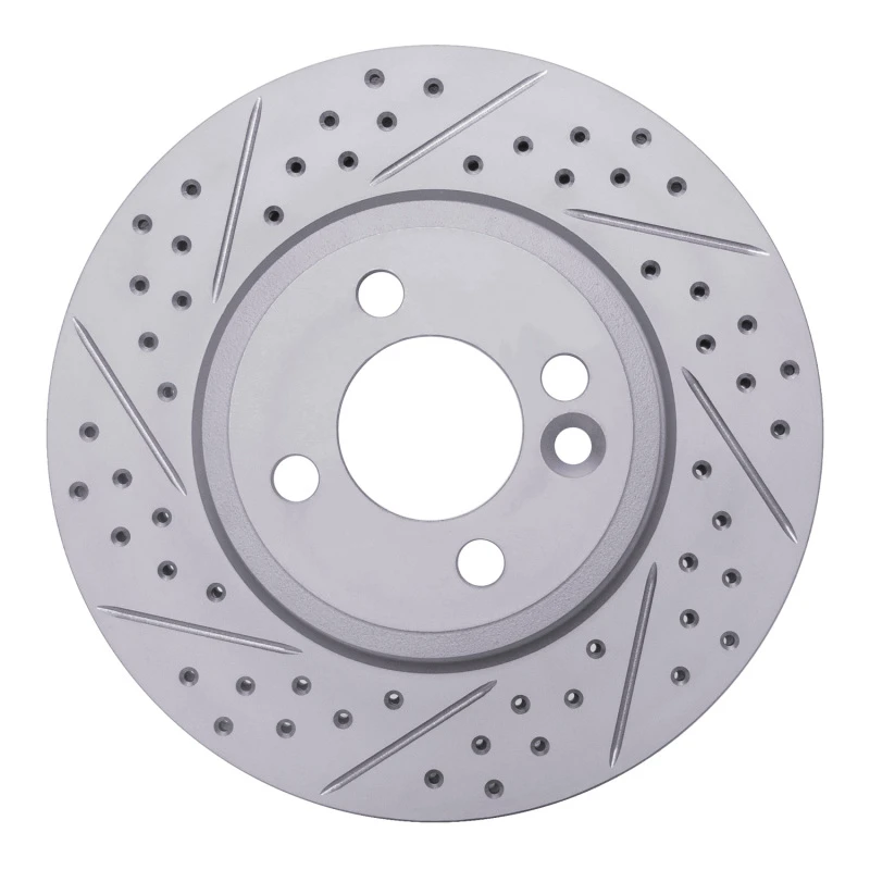 DFC 07-15 Mini Cooper (Excl Clubman Front Left Drilled & Slotted Geoperformance Rotor