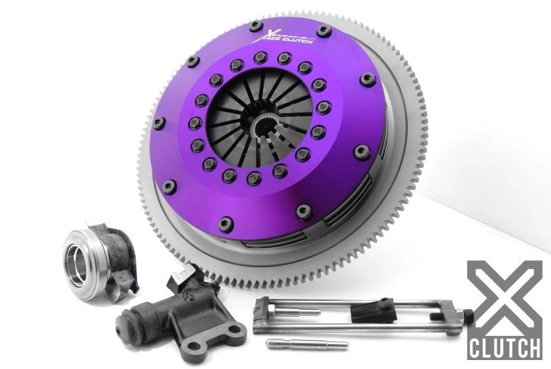 XClutch Basis 2,5L 8-Zoll-Zwillings-Sprung-Keramik-Kupplungskit für 15-21 Subaru WRX STi