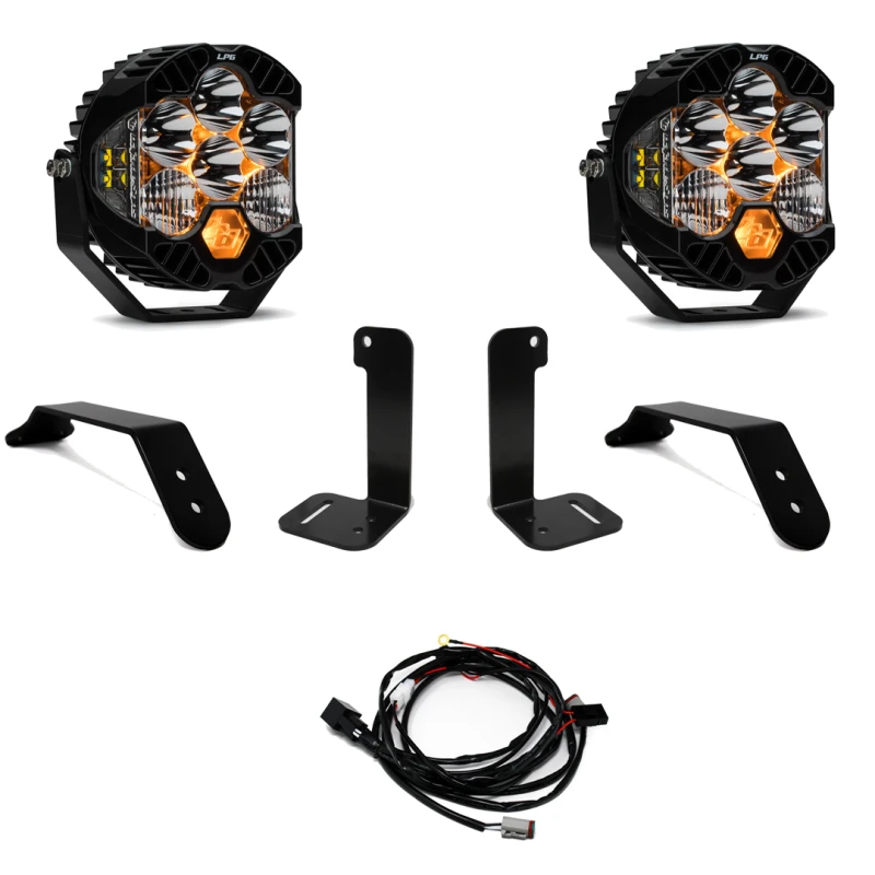 Baja Designs Dual LP6 Auxiliary Light Kit for Jeep JL/JT
