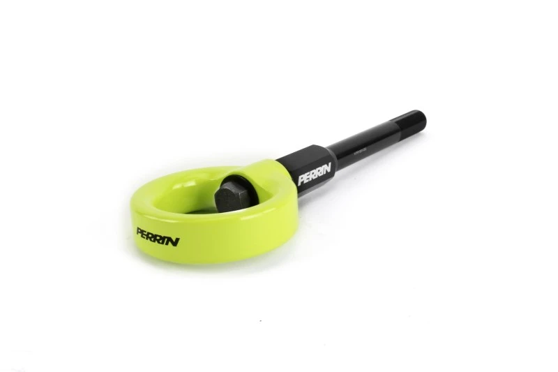 Perrin Tow Hook Kit for 02-07 Subaru WRX/STI (Front) - Neon Yellow