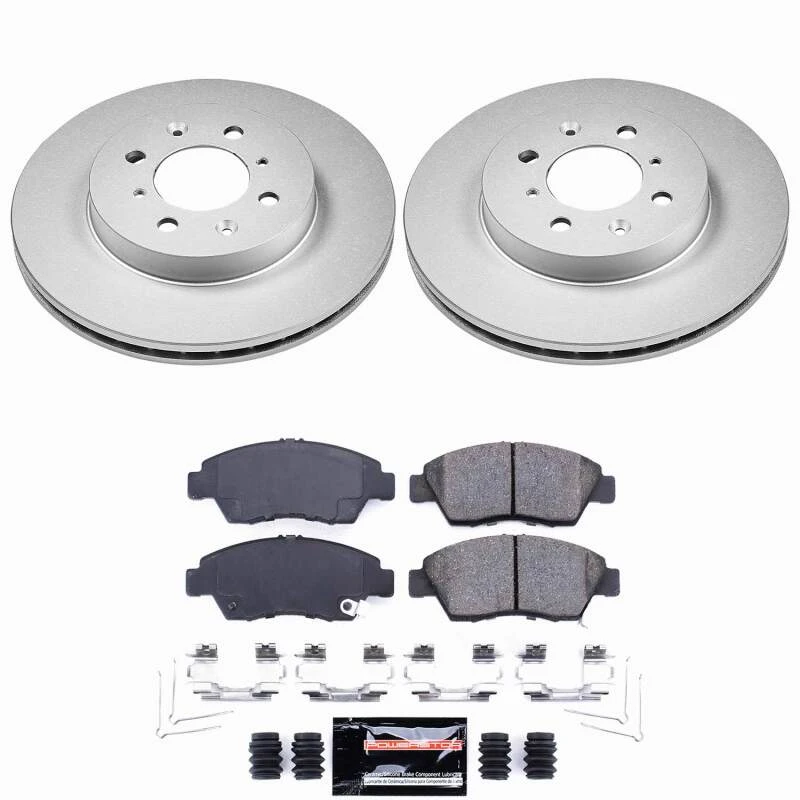 Power Stop 03-05 Honda Civic Front Z23 Coated Brake Kit