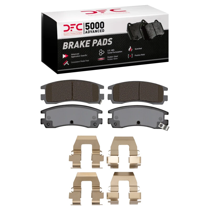 DFC 97-10 Buick Rendezvous Rear 5000 Advanced Ceramic Brake Pads and Hardware Kit