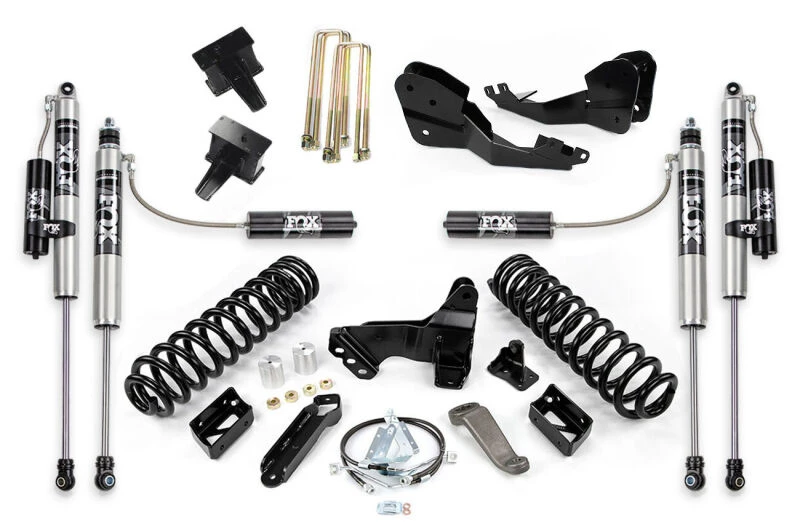 Cognito 4/5 Inch Standard Lift Kit with Fox PS 2.0 PSRR Shocks for 2017-2022 Ford F-250/F-350 4WD