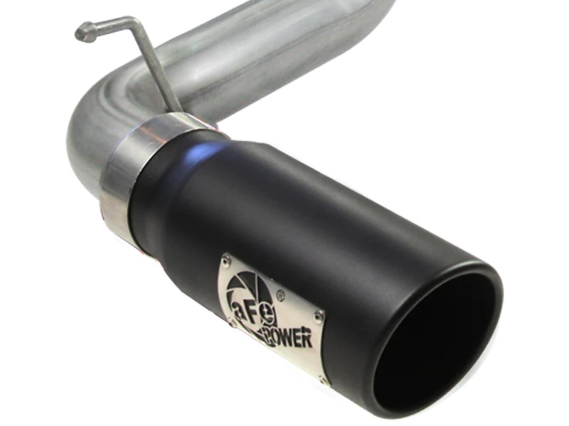 aFe MACH Force XP 2,5 Zoll Edelstahl-Auspuffanlage mit schwarzer Spitze Toyota Tacoma 13-14 4,0L