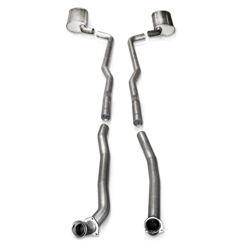 Stainless Works 1968-72 Corvette Auspuff BB Automatikgetriebe 2-1/2in Factory Connect