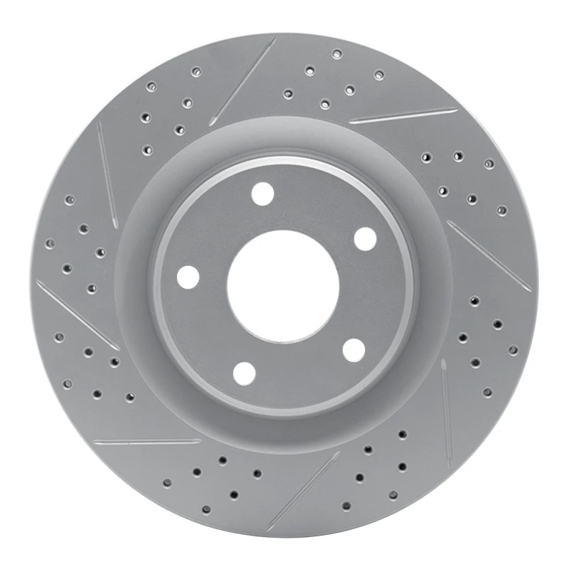 DFC 05-13 Cadillac Xlr Front Left Drilled & Slotted Geoperformance Rotor