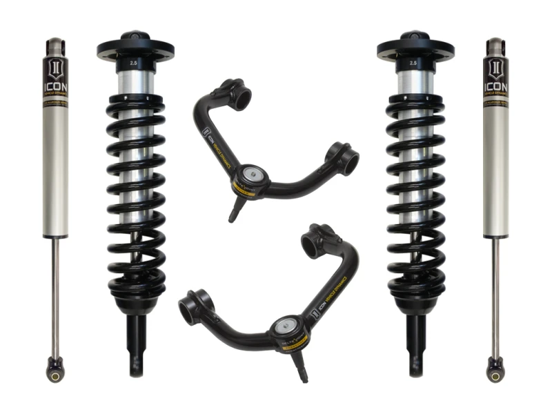 ICON 09-13 Ford F-150 2WD 0-2,63 Zoll Stage 2 Federungssystem mit Rohr-Upper-Control-Arm