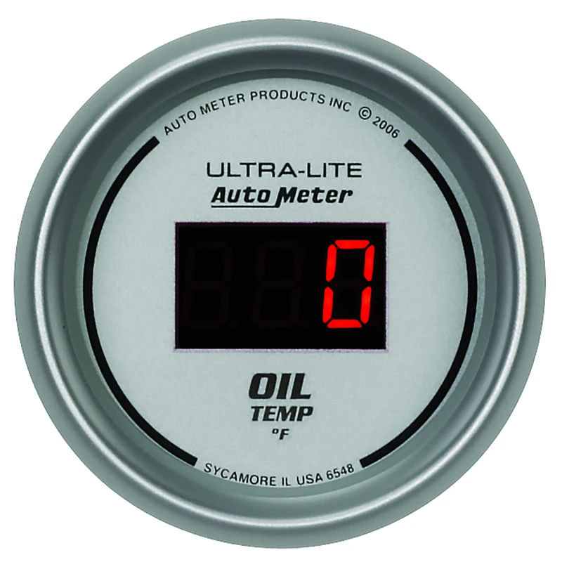 Autometer Ultra-Lite 52MM 0-340 Deg F Digital Oil Temperature