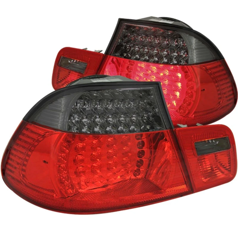 ANZO 1999-2001 BMW 3er E46 LED-Rückleuchten Rot/Rauch 2-teilig