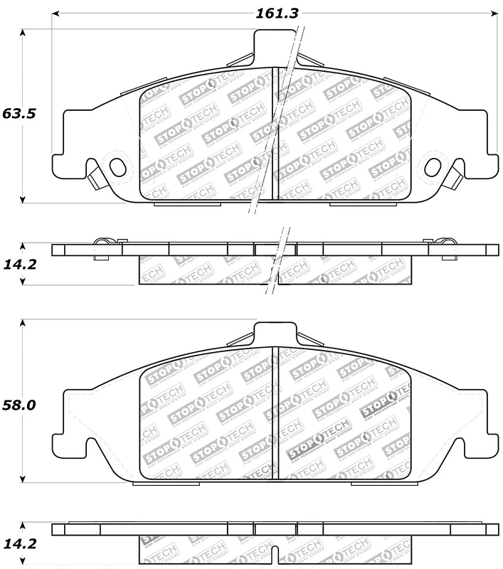 stoptech_309.07270-6794f3b7ea7c9 StopTech Sport Brake Pads w/Shims and Hardware - Rear