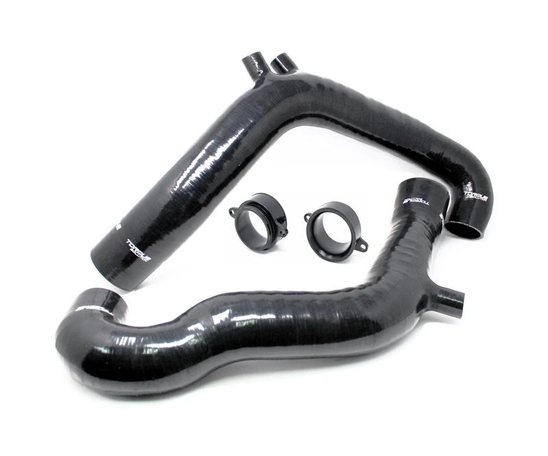 Torque Solution Turbo Inlet Hose Black for 2010-2012 Porsche 997.2 Turbo / Turbo S